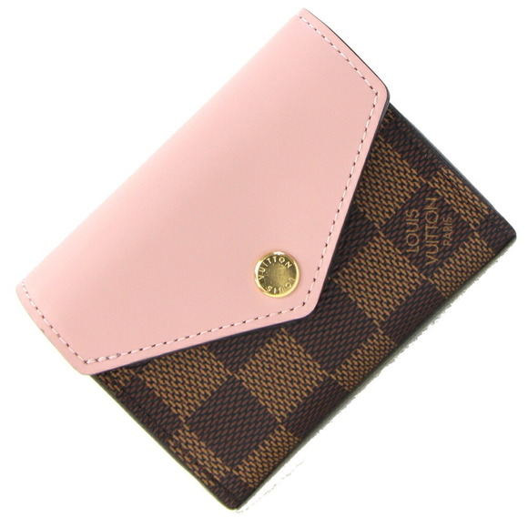 LOUIS VUITTON Pink Damier Wallet - Picture 1 of 6